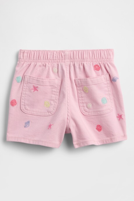 Short De Jean Toddler Niña Rose Mist
