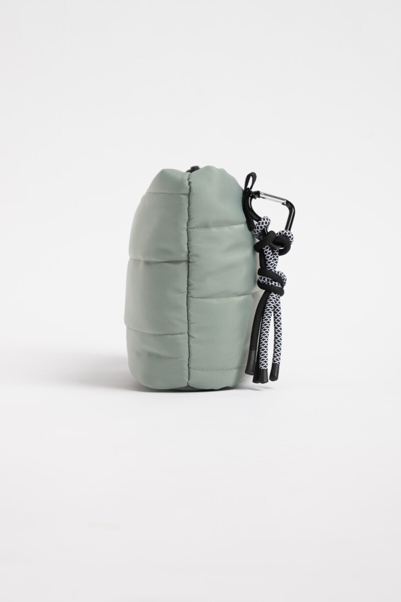 Necessaire capitoneado Verde Seco