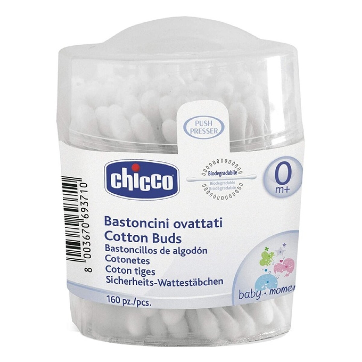 Set cotonetes 160 pcs CHICCO 