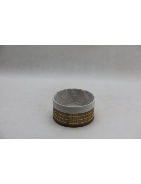 CESTO RED BAMBÚ FORRADO TELA 23X12CM NAT CESTO RED BAMBÚ FORRADO TELA 23X12CM NAT