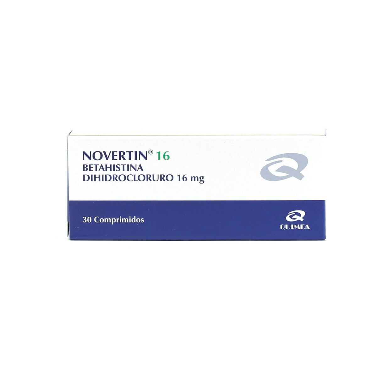 NOVERTIN 16 MG. CJ X 30 COMPRIMIDOS 