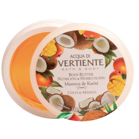 Body Butter Acqua Di Vertiente Coco y Mango 150 Gr