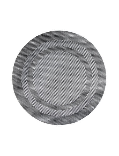 INDIVIDUAL PVC ANILLOS D38CM GRIS OSCURO INDIVIDUAL PVC ANILLOS D38CM GRIS OSCURO
