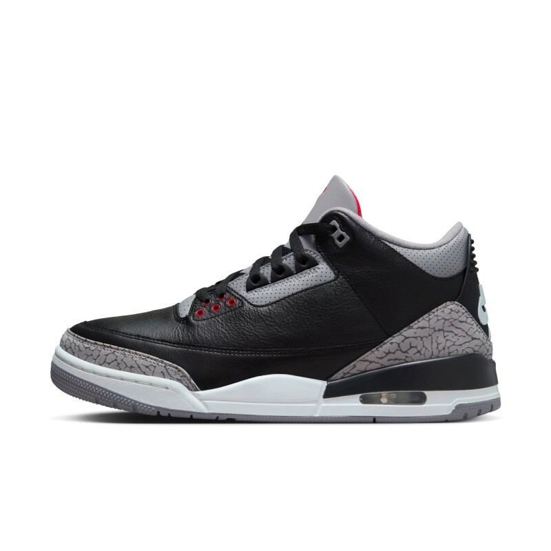 Zapatillas Air Jordan 3 Retro de Hombre Negro