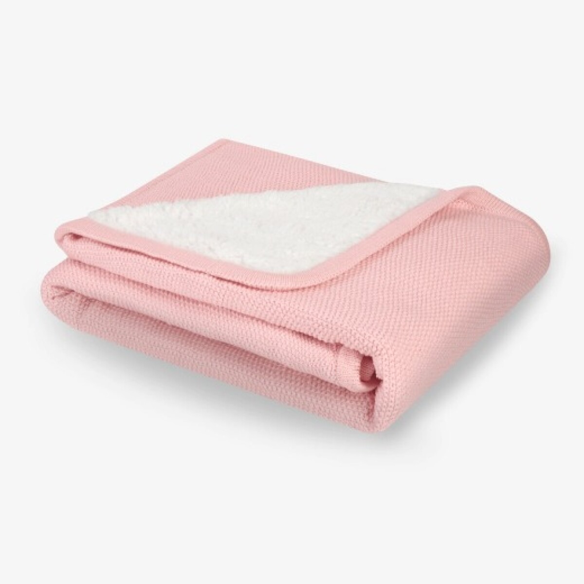 Manta rebozo hilo corderito KIKKABOO - rosado 