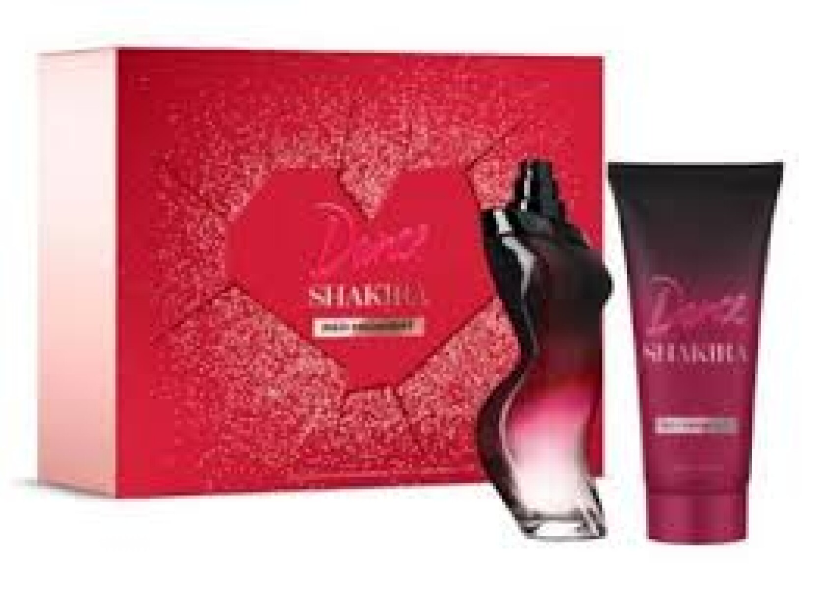 SHAKIRA PACK DANCE RED MIDNIGHT EDT SRAY 50 + BODY LOTION 75 ML 