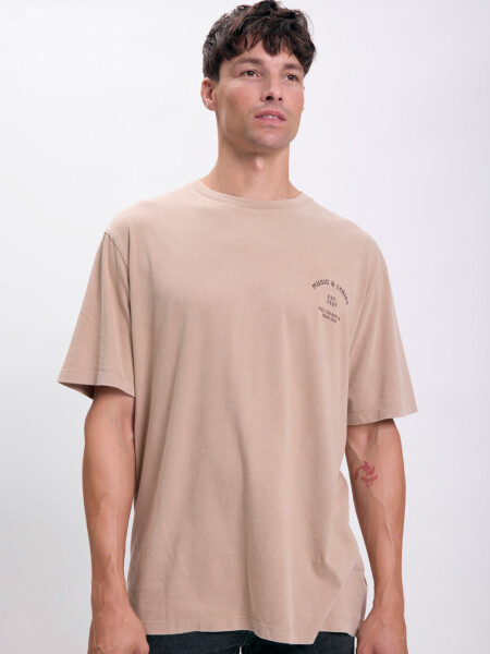 Remera oversize Visón
