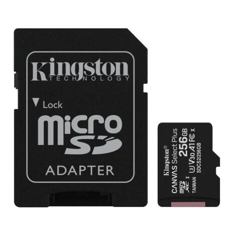 Tarjeta De Memoria KINGSTON 256GB Con Adaptador CL10 100MB/S Tarjeta De Memoria KINGSTON 256GB Con Adaptador CL10 100MB/S