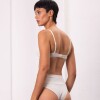 Vedetina Gracia – Algodón suave con faja en cintura, calce delicado Gris Melange