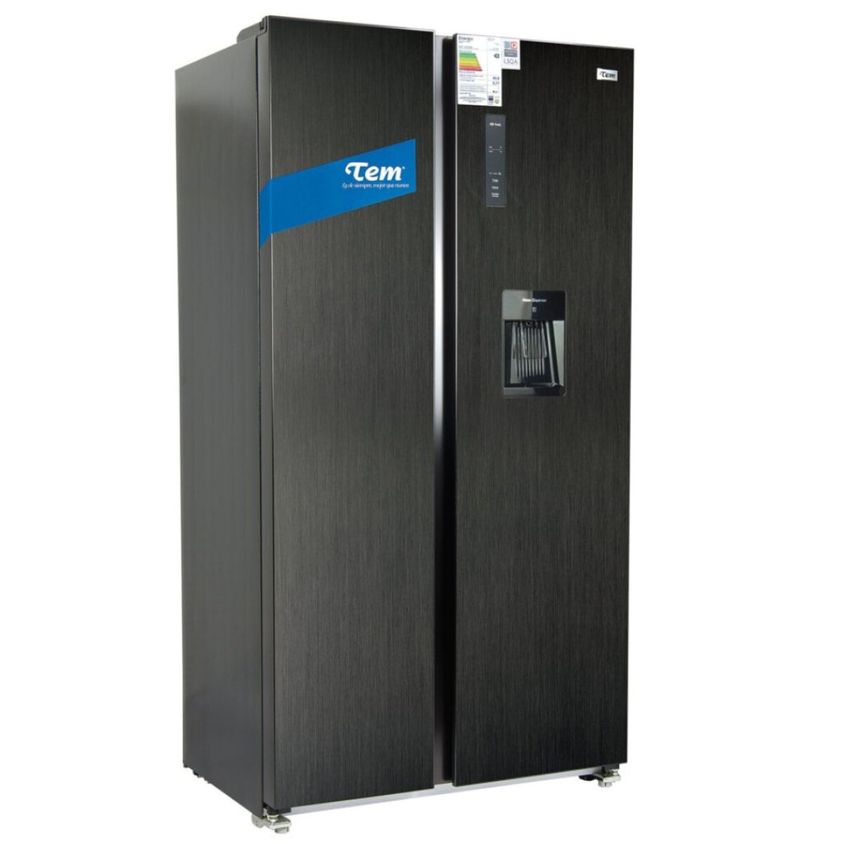 Refrigerador side by side Black Inox TEM T1URFS&SI5420 