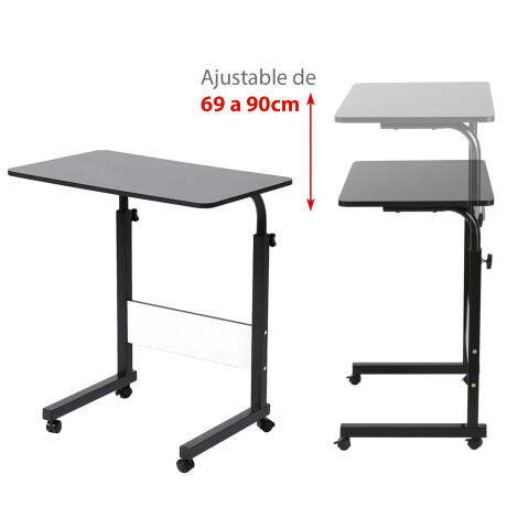 Mesa de PC Antideslizante con Altura regulable Negra Mesa de PC Antideslizante con Altura regulable Negra