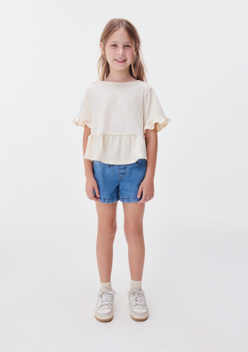 BLUSA FEM - AMARELO CLARO 