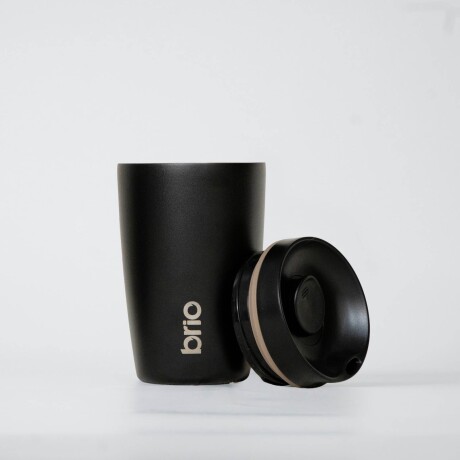 Vaso Térmico Brio Café Jarra Mug 350ml Acero Inoxidable Negro