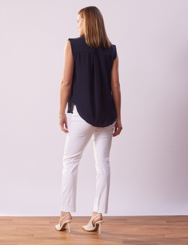 Blusa Botones AZUL