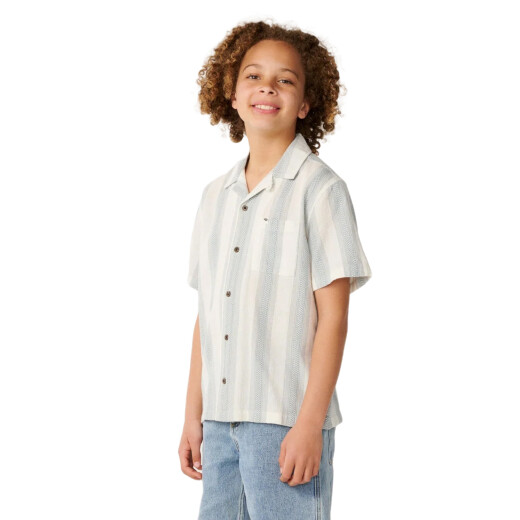Camisa Rip Curl Classic Surf Weaver - Blanca Camisa Rip Curl Classic Surf Weaver - Blanca