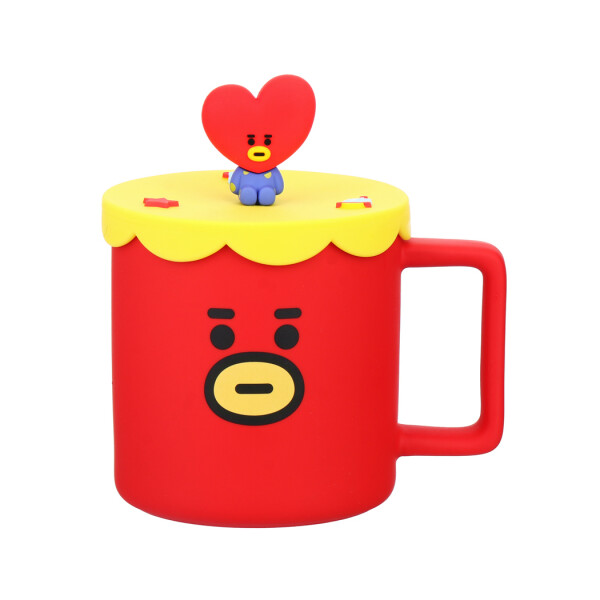 Taza BT21 con tapa 425ml tata