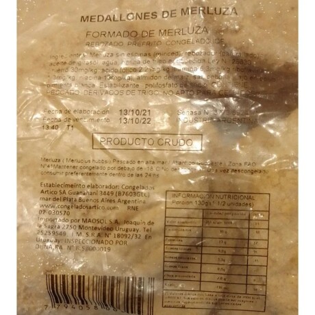 Medallones de Merluza Artico 1KG 001