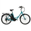Bicicleta Eléctrica De Paseo S-pro E-strada Rodado 26 Azul Verdoso