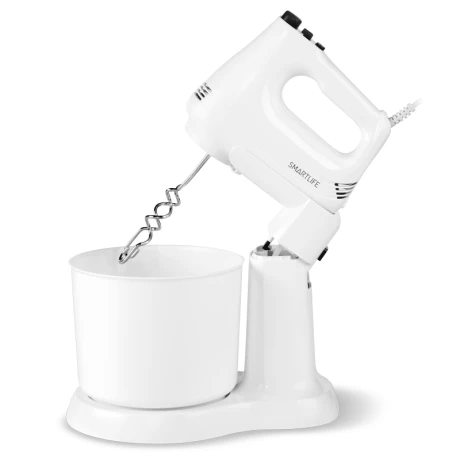 Batidora SMARTLIFE SL-HM5050BW 200W Con Bowl 2.5L Cuatro Velocidades Batidora SMARTLIFE SL-HM5050BW 200W Con Bowl 2.5L Cuatro Velocidades
