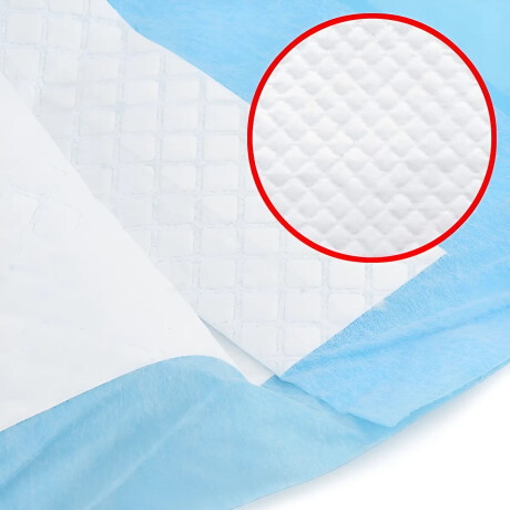 Pañal Entrenamiento Mascotas Absorbentes XL X40 Unidades Blanco/celeste