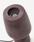 Lámpara de mesa Tandy de terracota marrón Lámpara de mesa Tandy de terracota marrón