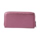Billetera larga shiny bordo