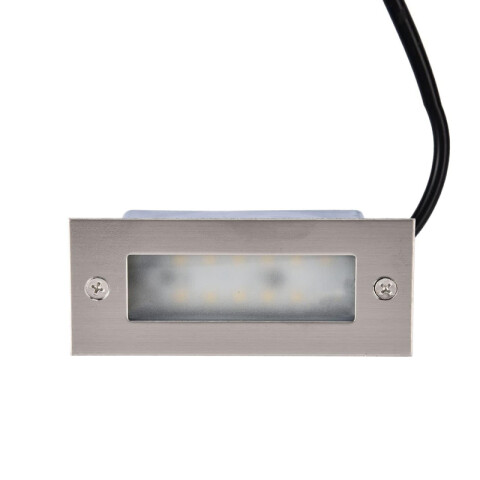 Luminaria de embutir LED cálida 2W IP65 110x45mm IX4807