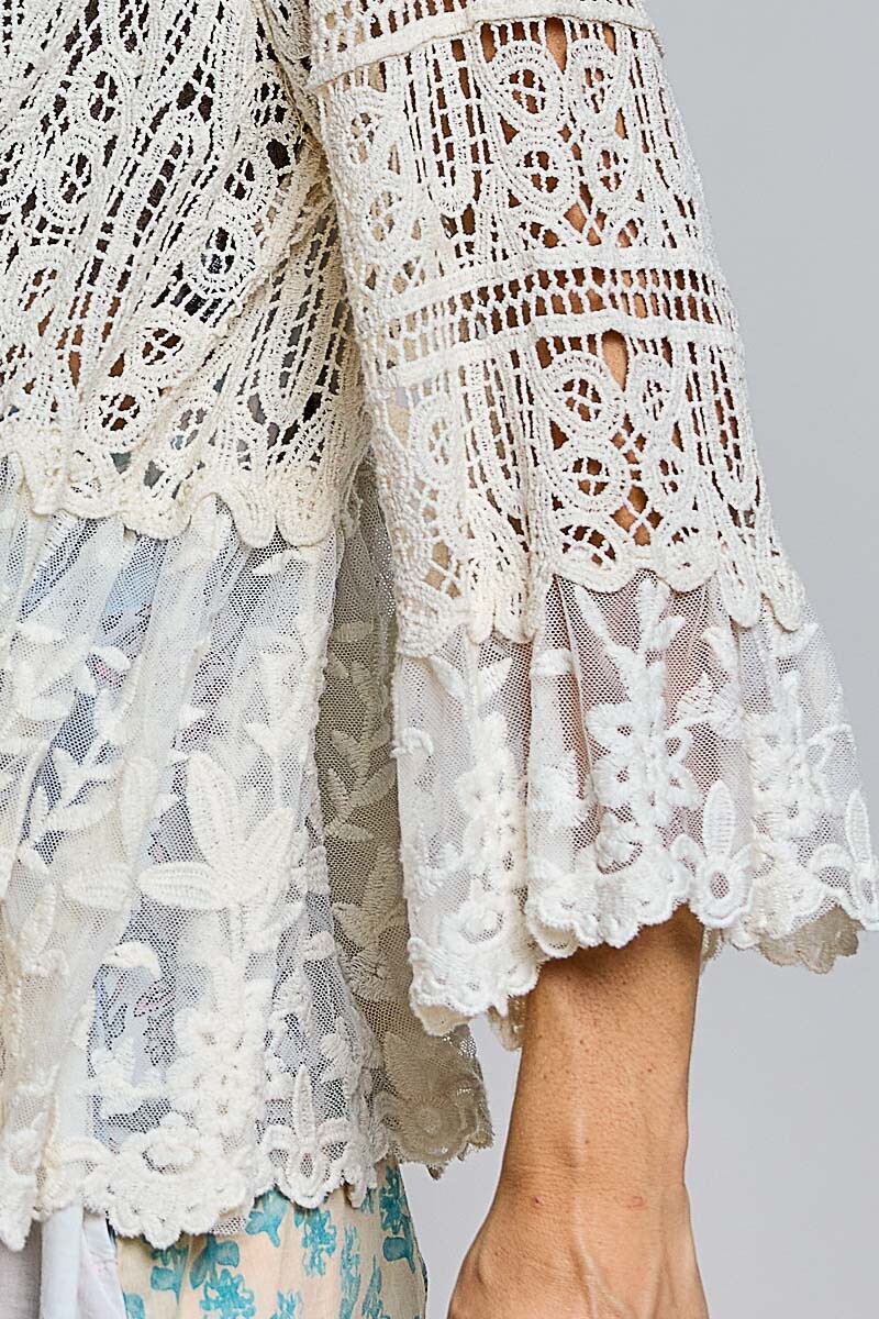 BLUSA CROCHET Natural