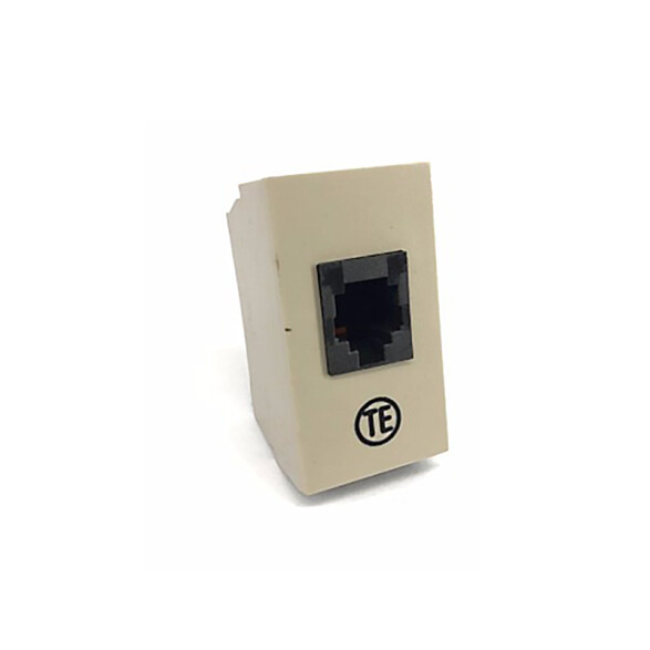 Módulo toma para teléfono RJ11 beige Sica SK3063