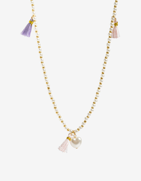 Collares Cortos Color Collar Corto Para Niñas Corazón - Combinacion Multicolor