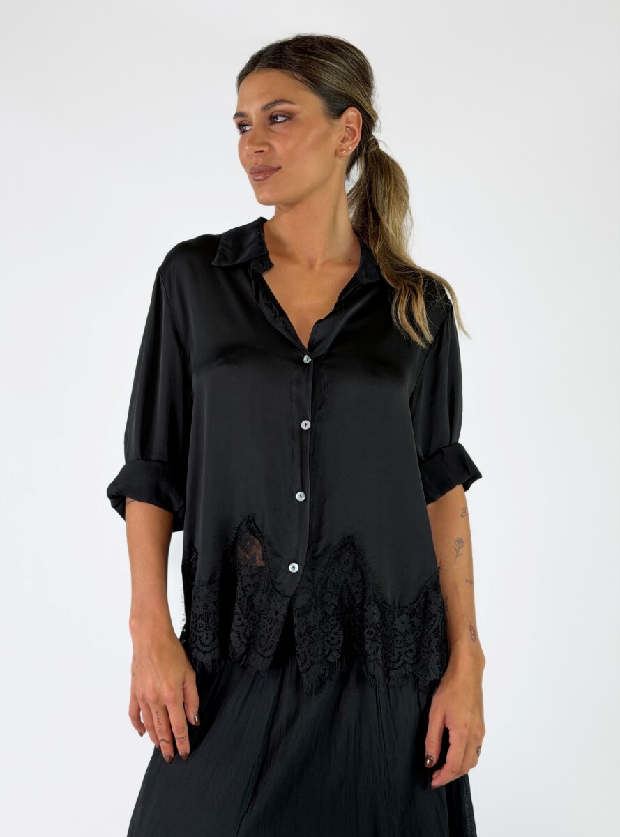 CAMISA MARIOLU - NEGRO 