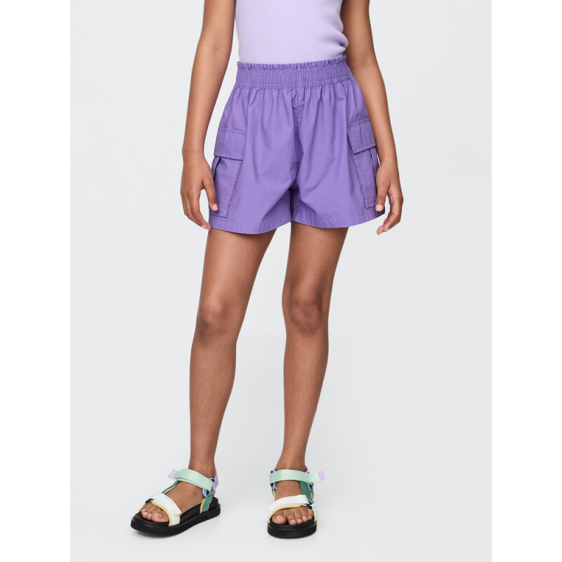 WOV PO UTILITY CARGO SHORT PURPLE LOGANBERRY