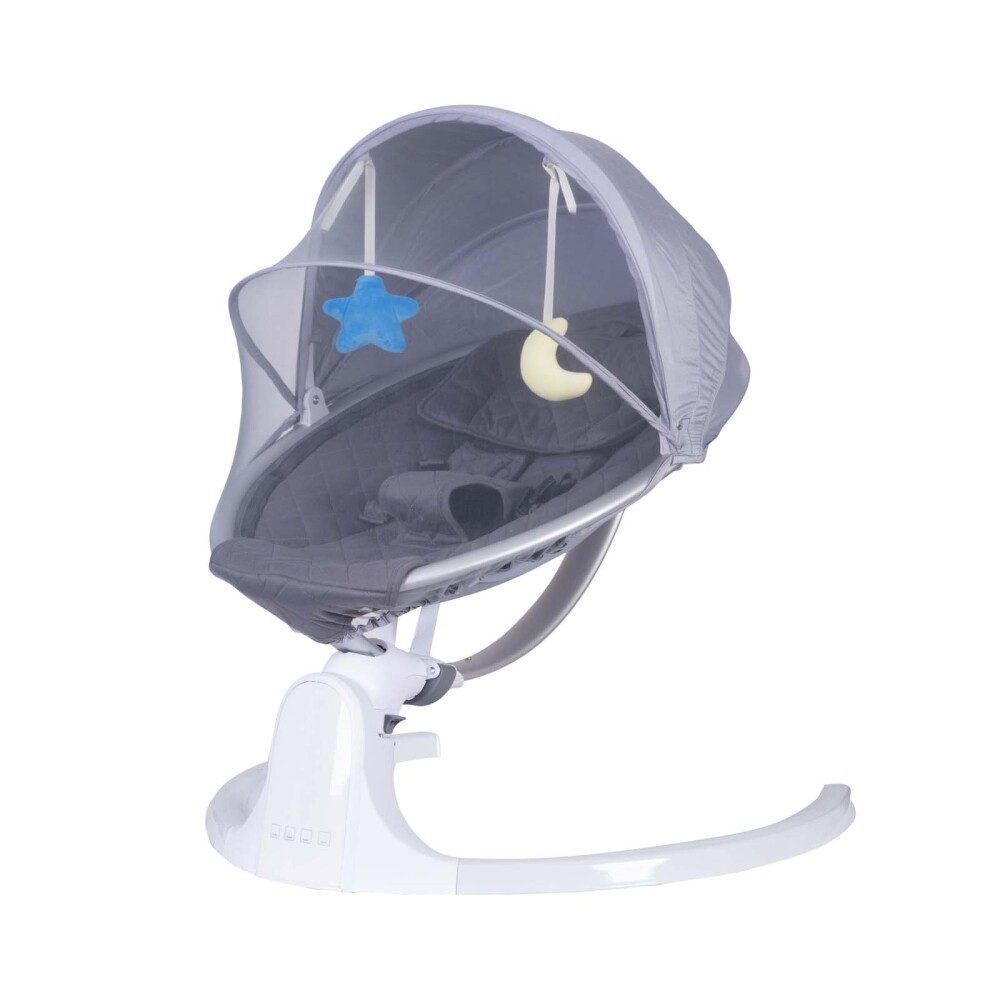 MECEDOR BEBÉ PLASTICO-Y-ALUMINIO GRIS B731