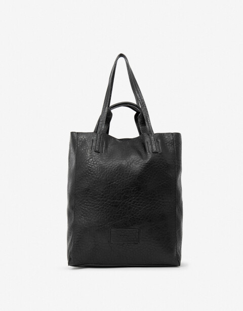 Shopper Shopper Con Doble Asa - Negro