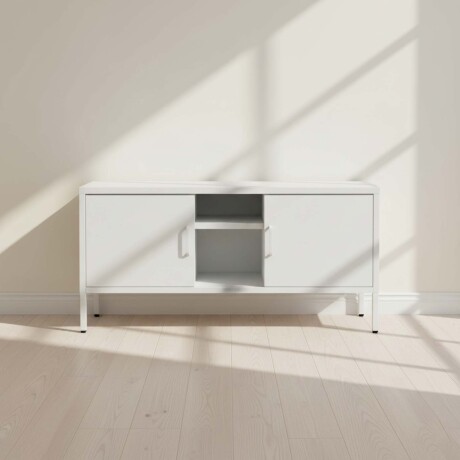 RACK PARA TV METAL BLANCO OLIVIA