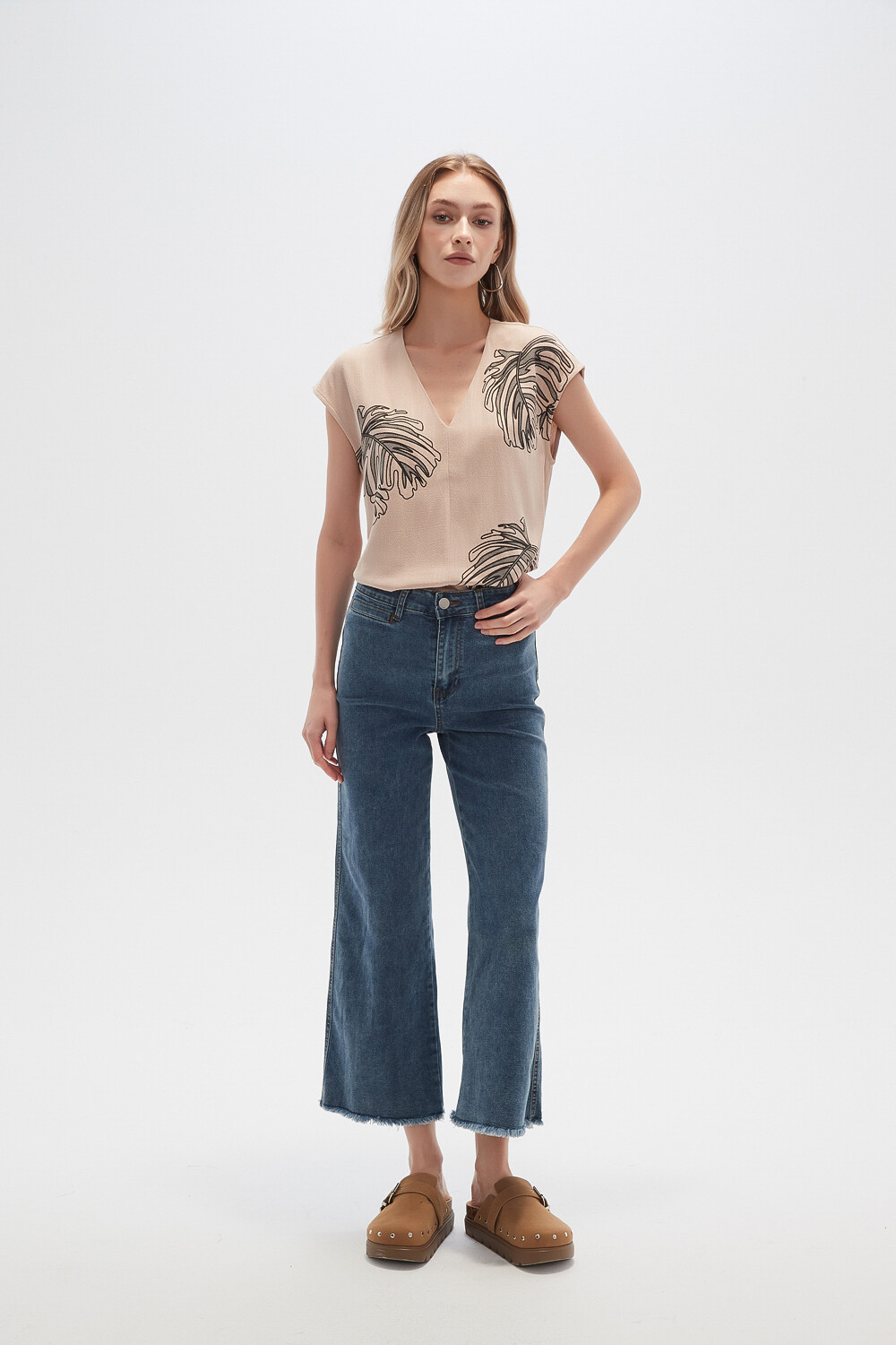 Pantalon Sohan Azul Grisaceo