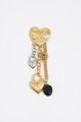 PENDIENTES CORAZÓN TEXTURA CAD Oro