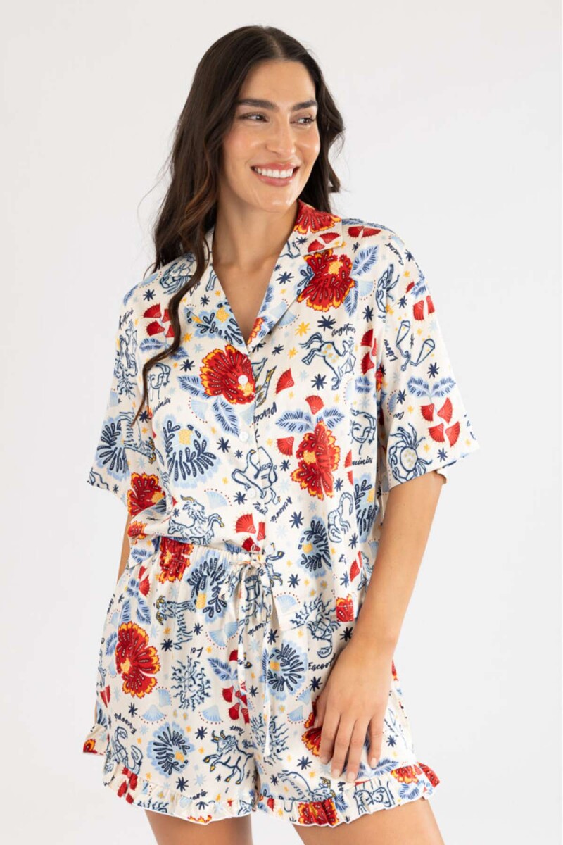 Pijama By Olivia W. - Azul maya 