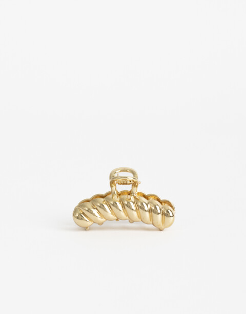 Broche Metal Broche Metálico Trenzado - Dorado