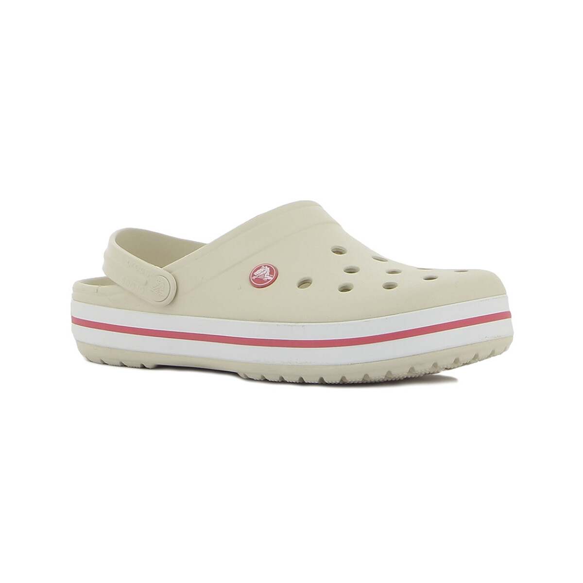 Zuecos Mujer Crocs Band - Beige 