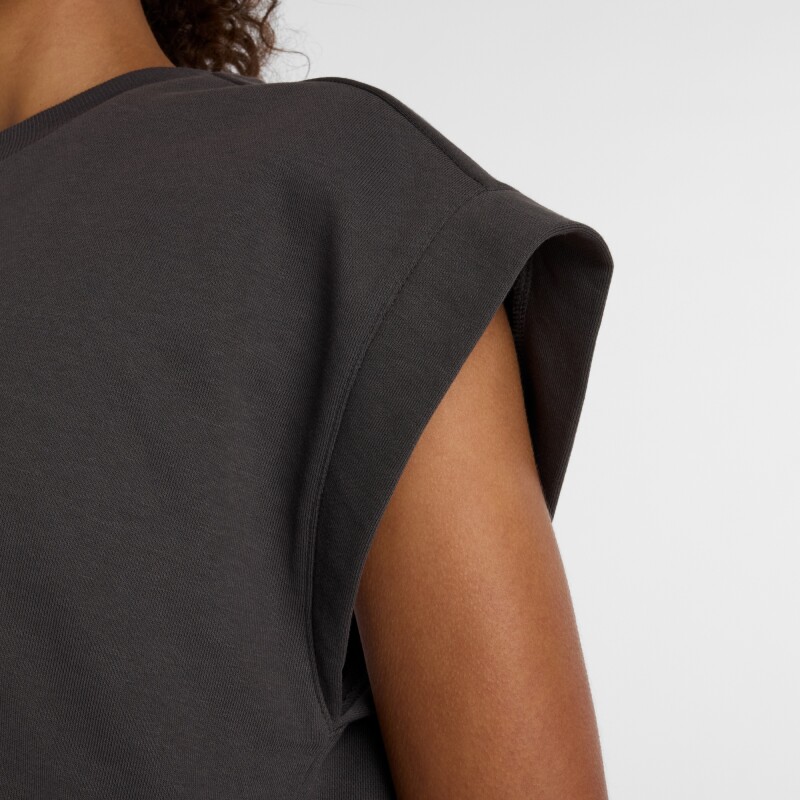 Remera New Balance de Dama - French Terry - WT61Y0BIABR BLACK