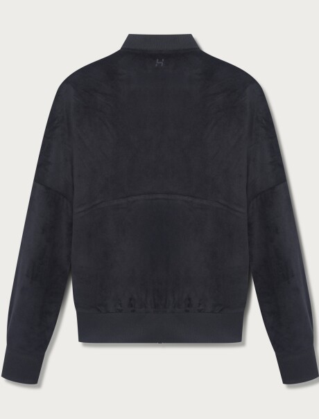 CAMPERA DE FELPA NEGRO