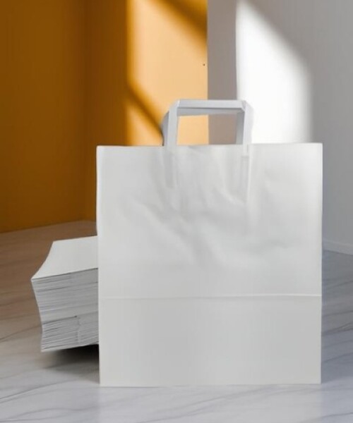 Pack x 200 - bolsa lisa 32x10x30 cm. BLANCO