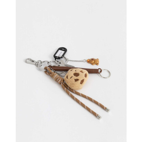 Llavero Y Charm Peluche Capibara Combinacion Tricolor