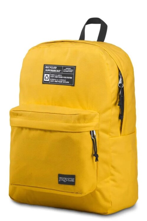 MOCHILA JANSPORT SUPERBREAK RECYCLED YELLOW CAR