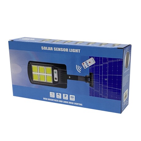 Foco Sensor Solar Con Control Unica