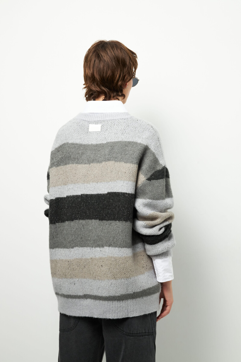 SWEATER AMANDINE Gris Melange