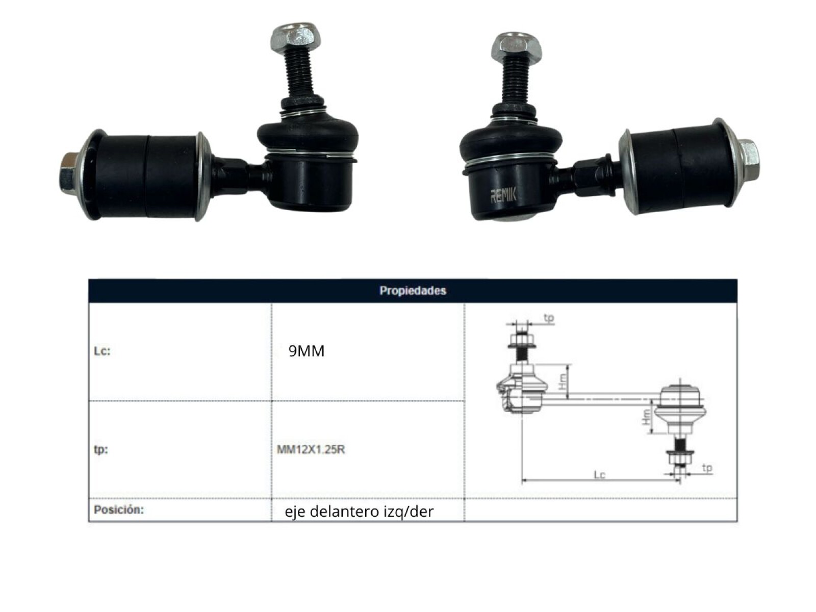 Bieleta Nissan Sentra B14/Sentra B15/Sentra B13 82-17 Der/Izq 