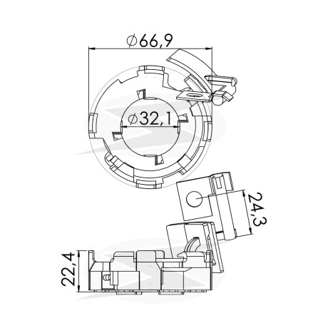 PORTA CARBONES - SIST.VALEO HYUNDAI SONATA KIA SOUL UNIFAP PORTA CARBONES - SIST.VALEO HYUNDAI SONATA KIA SOUL UNIFAP