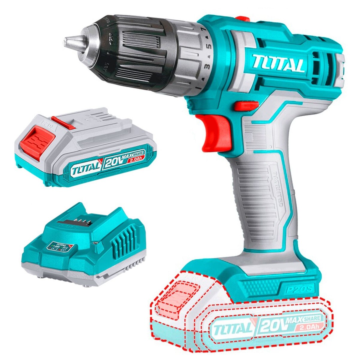 Atornillador Inalámbrico 20v - 1 Batería 